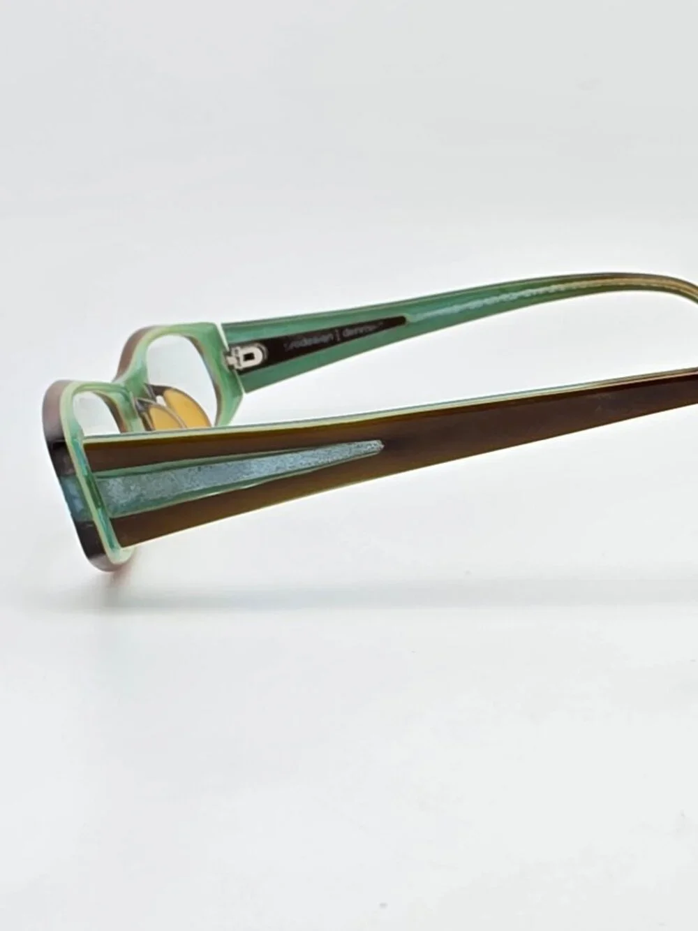 ProDesign Denmark 4628 1 c.5022 HB Brown Green Petite Eyeglasses Frame 49-17-135